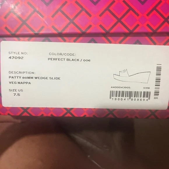 Tory Burch Black Slide Sandals - Picture 4 of 6